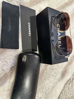 Chanel women’s Aviator Sunglasses